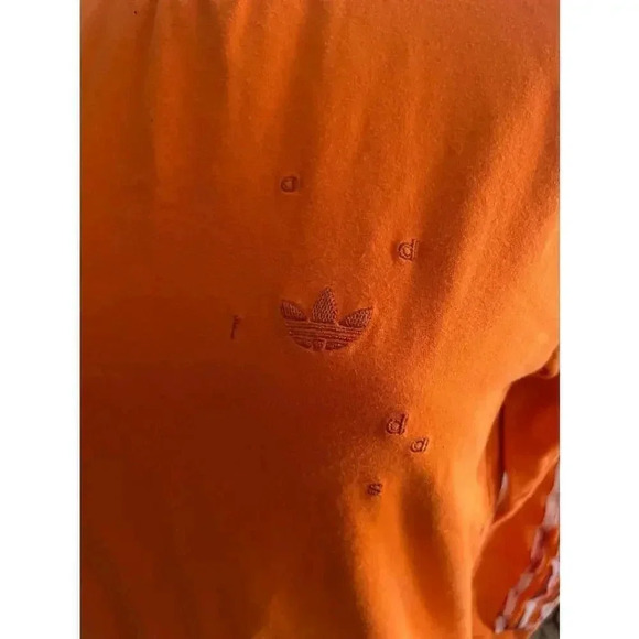 Adidas Women's Orange Long Sleeve T-Shirt Size XS Danielle Cathari Colab EUC - Picture 2 of 9
